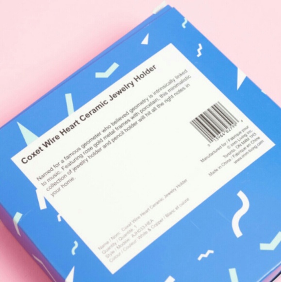 Wire Heart Ceramic Jewelry Holder - Picture 5 of 6